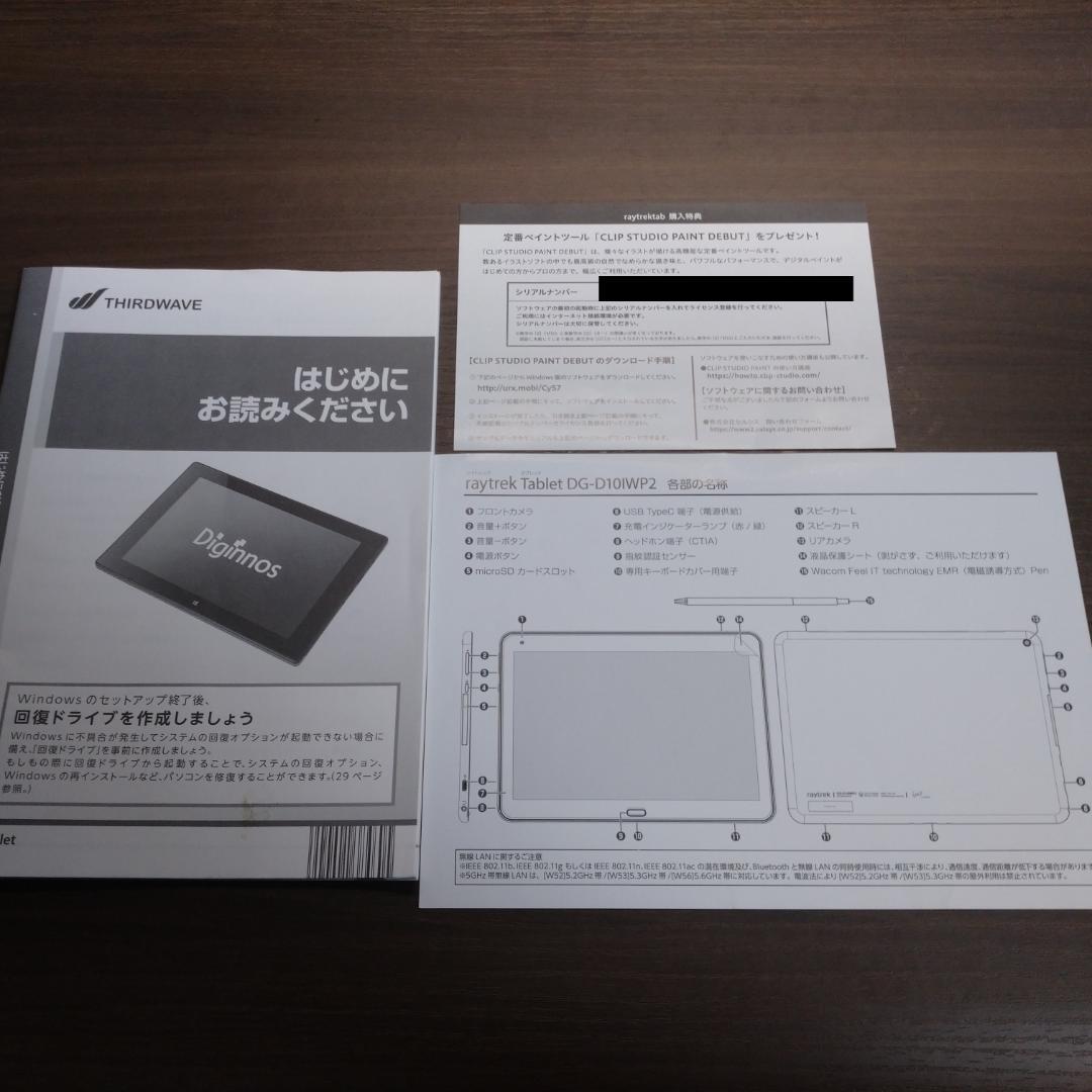 raytrektab　DG-D10IWP2