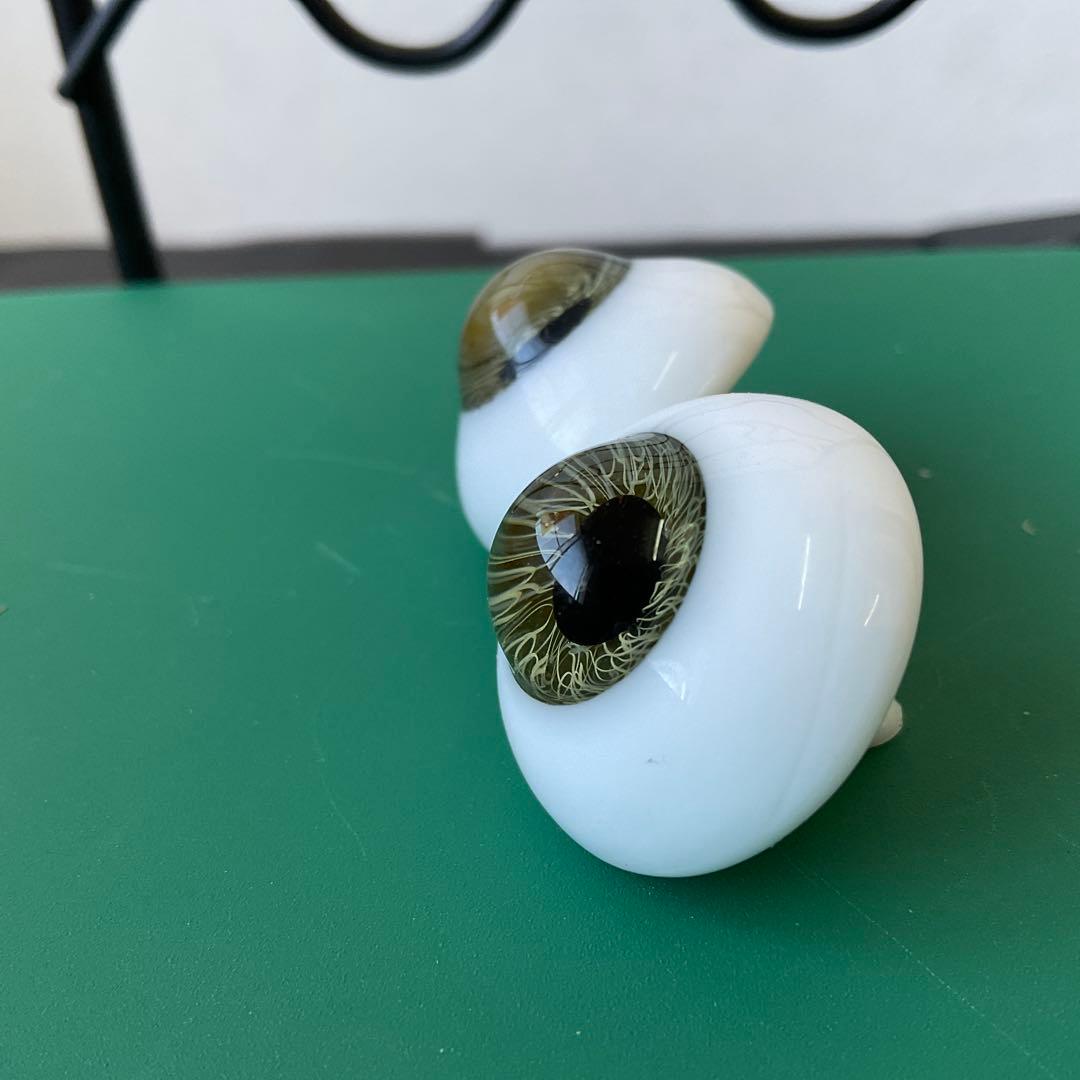 英国製 ペーパウェイトグラスアイ　イギリス HGC社製ドールアイ28mm 新品