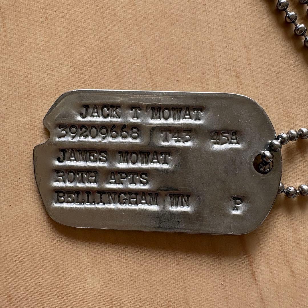 米軍 実物 ミリタリー ドッグタグ 40s 第二次世界大戦