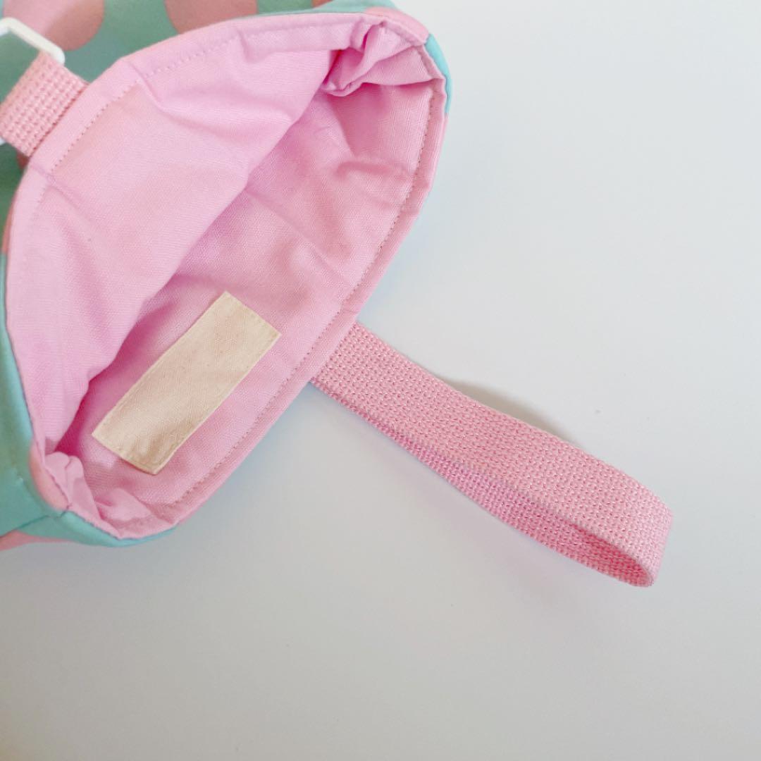 ■SOLD■上靴入れ ハンドメイド 上靴袋 ドット パステルカラー