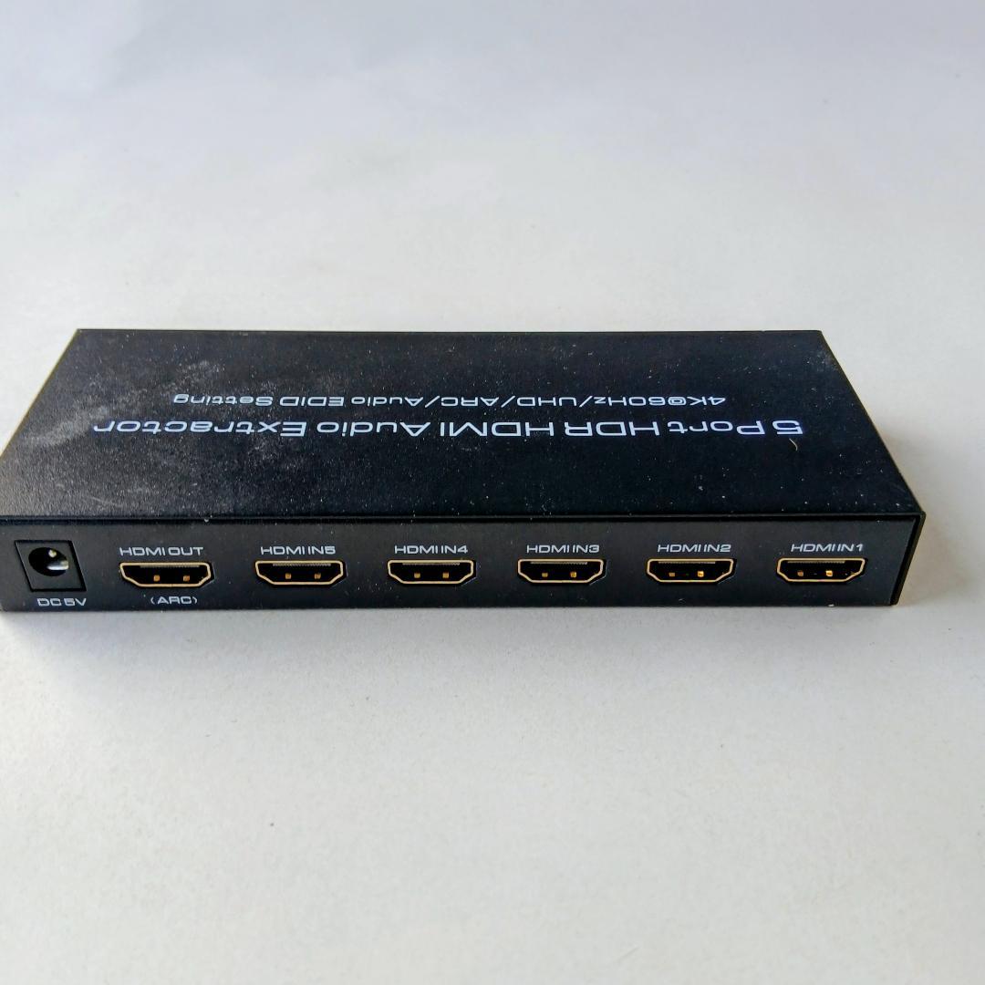 avedio links HDMI 切替器 4K 60Hz 5入力1出力