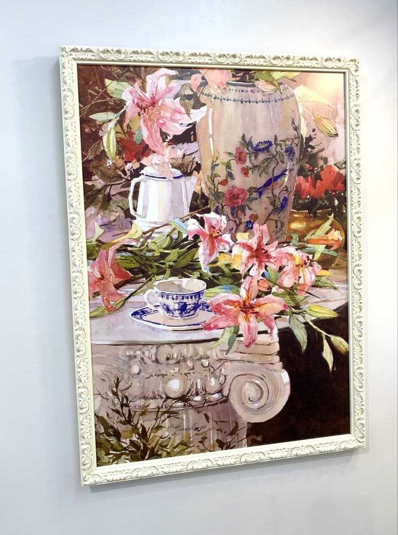 花 絵画 ポスター （大）