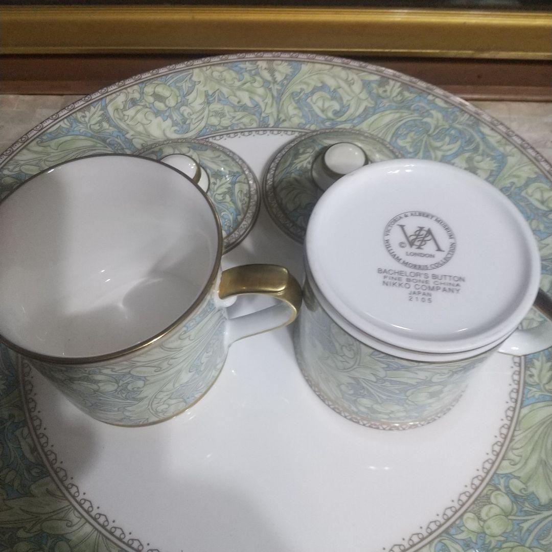 ウィリアムモーリス 皿６枚 カップ2個