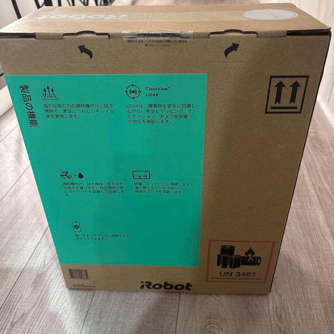 【新品未使用】Roomba 105 Combo ロボット掃除機　ブラック　保証付