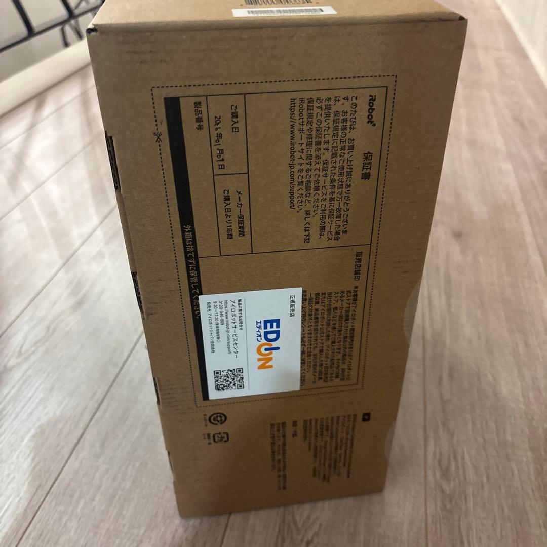 【新品未使用】Roomba 105 Combo ロボット掃除機　ブラック　保証付