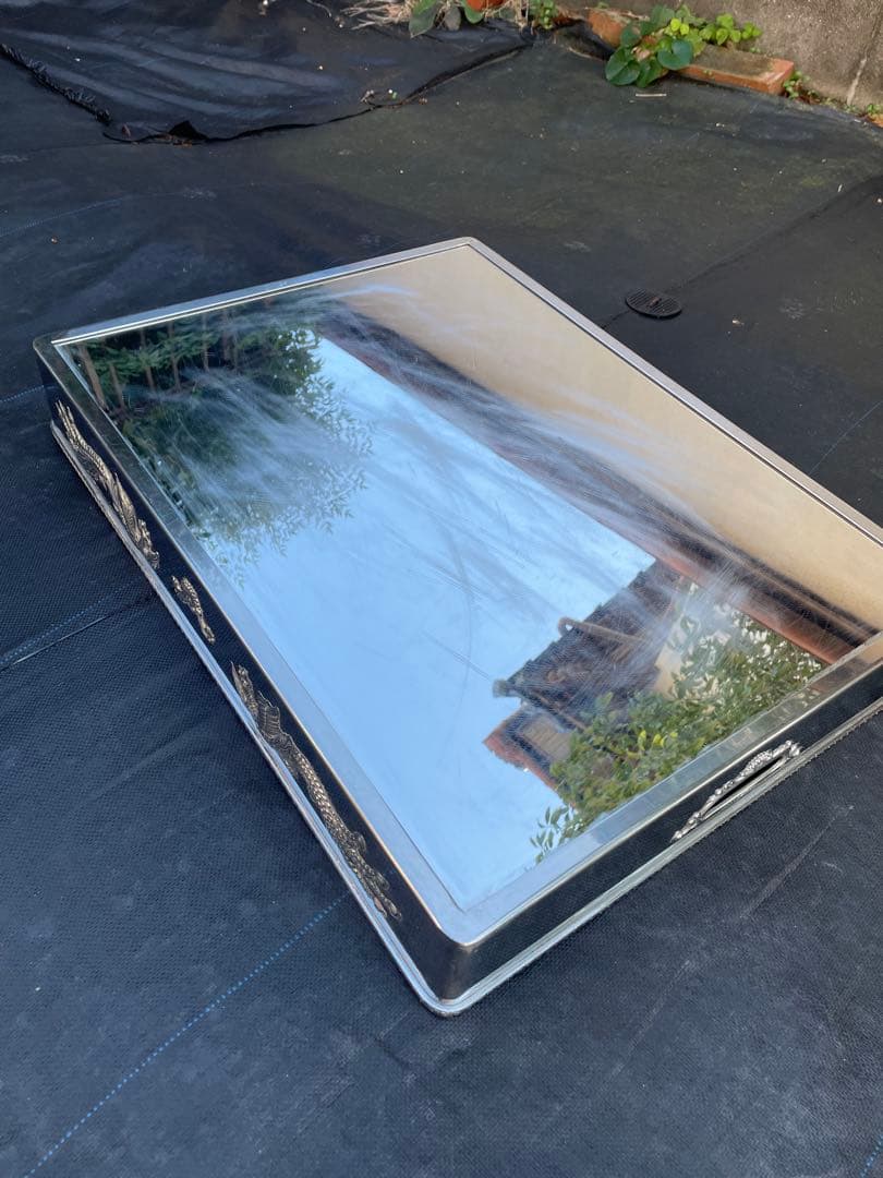 角ミラープレート　盛り付け台・パーティープレート