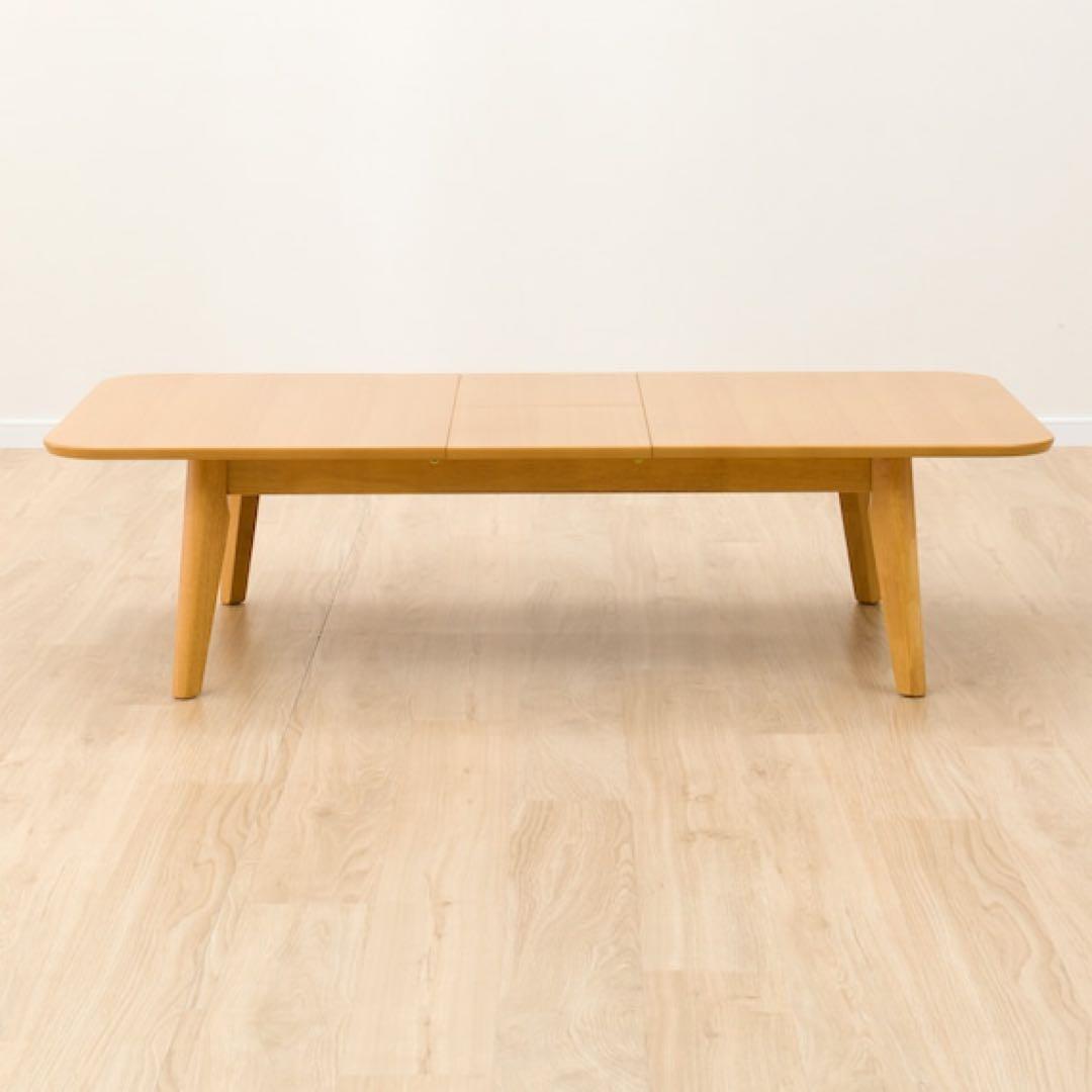 ニトリ 伸長式座卓(リベラルYN LBR)