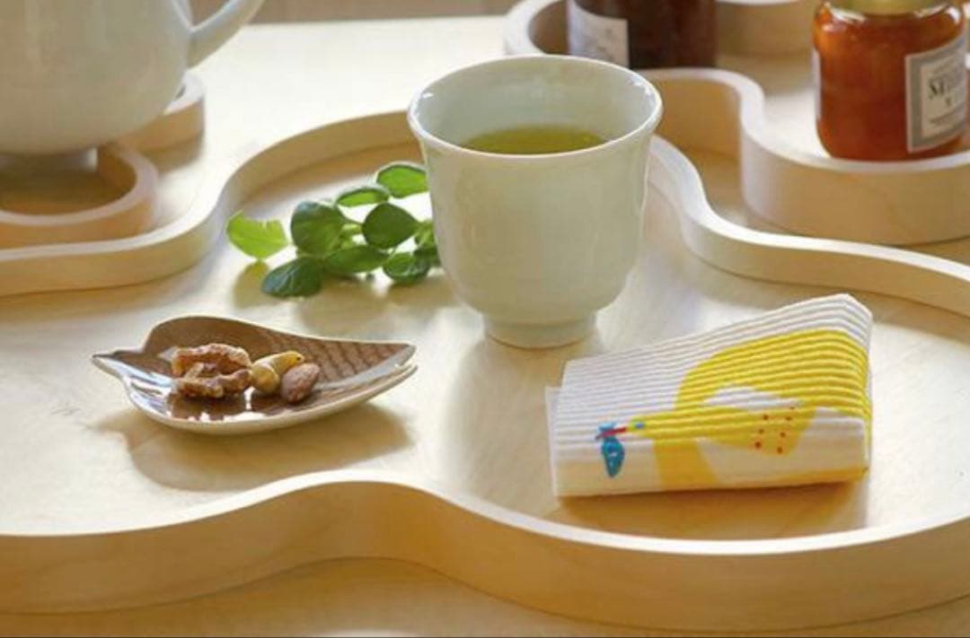 majamoo マヤムー　白樺トレー　大　ホワイト　北欧