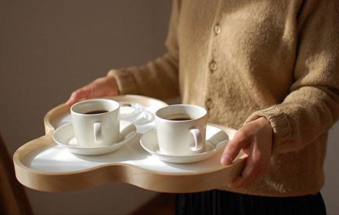 majamoo マヤムー　白樺トレー　大　ホワイト　北欧