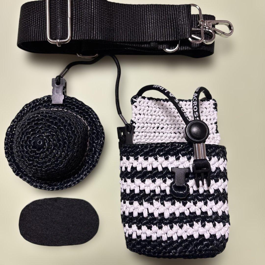 すっぴー出品　ロボホンのキャリーポーチ・麦わら帽子２点