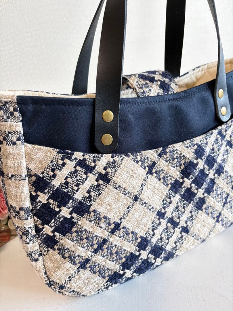 お出かけバック　紺系