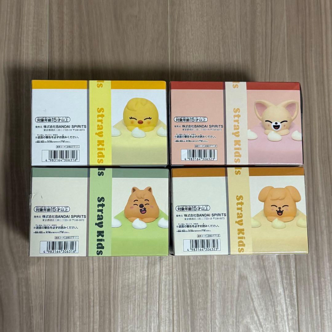 Stray Kids SKZOO バースデーケーキフィギュア4個セット