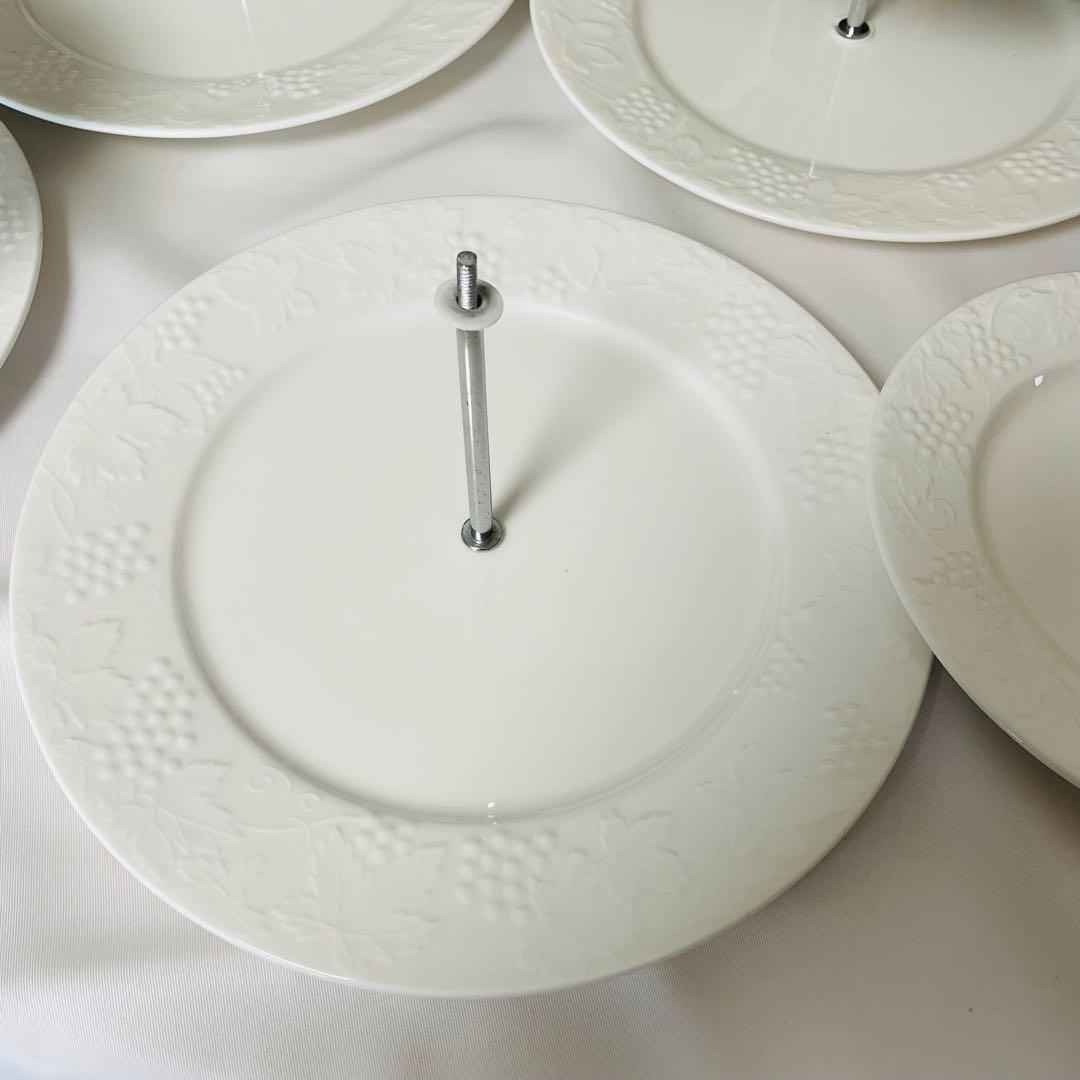 【美品】 2段式ケーキスタンド 5セット