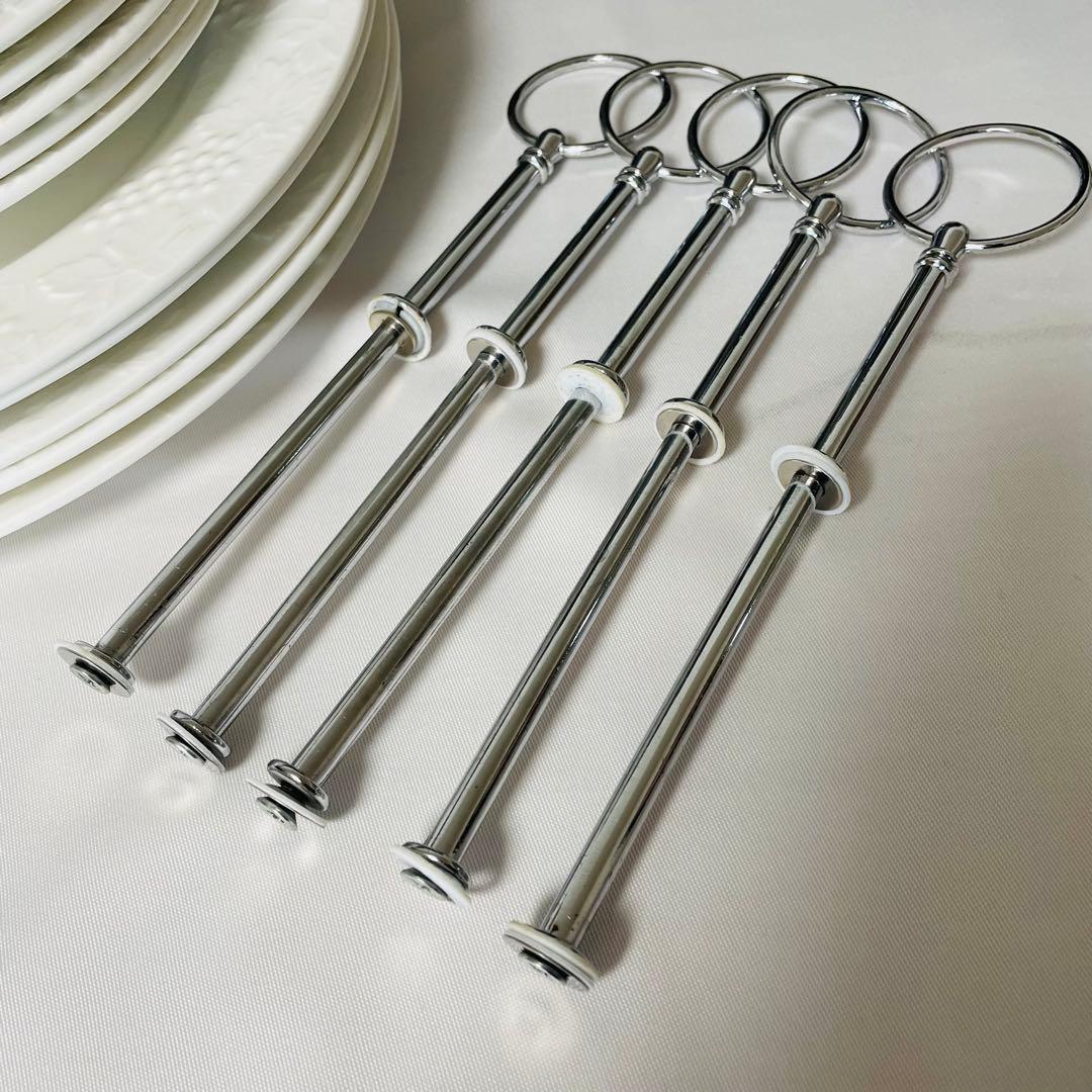 【美品】 2段式ケーキスタンド 5セット