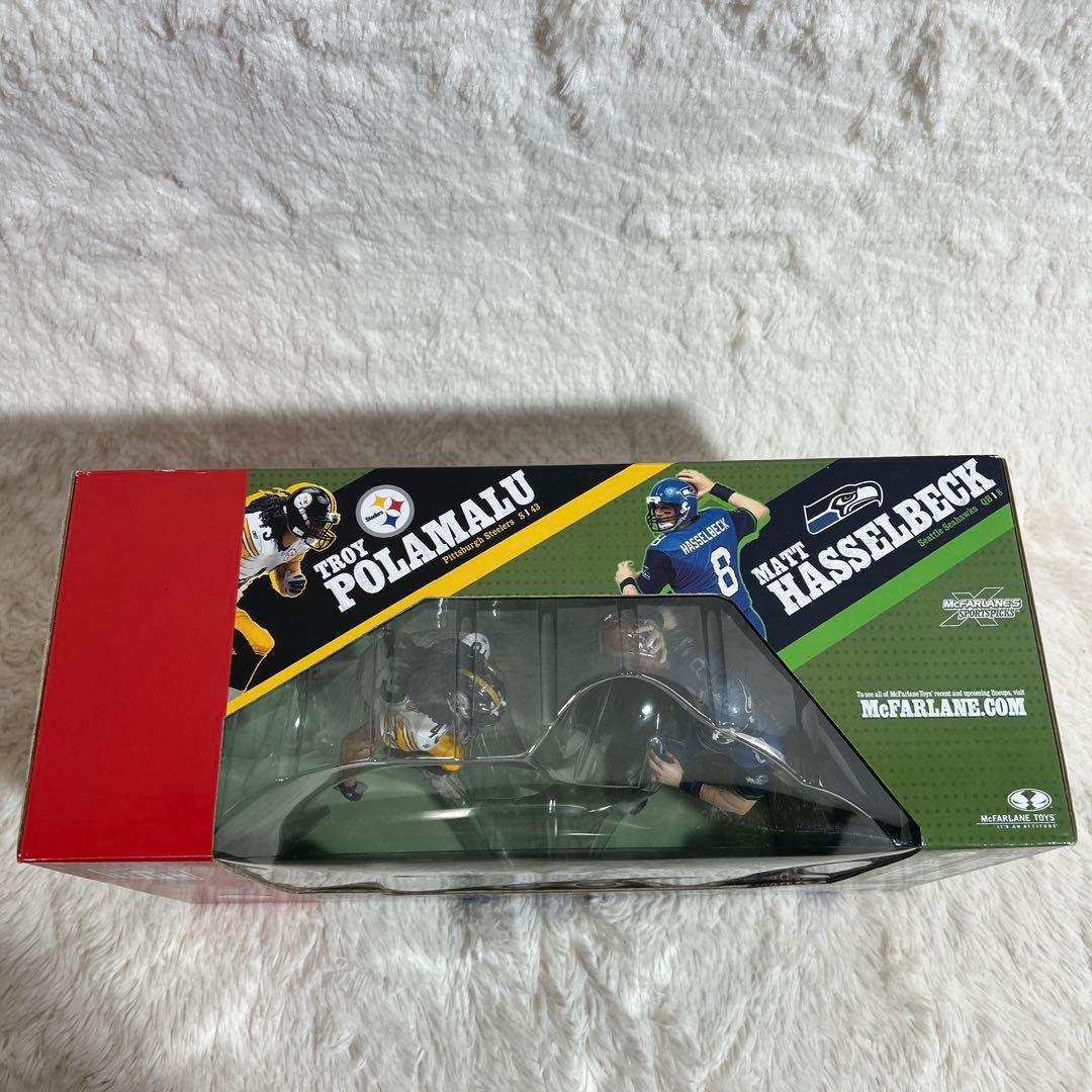 Matt Hasselbeck & Troy Polamalu フィギュア