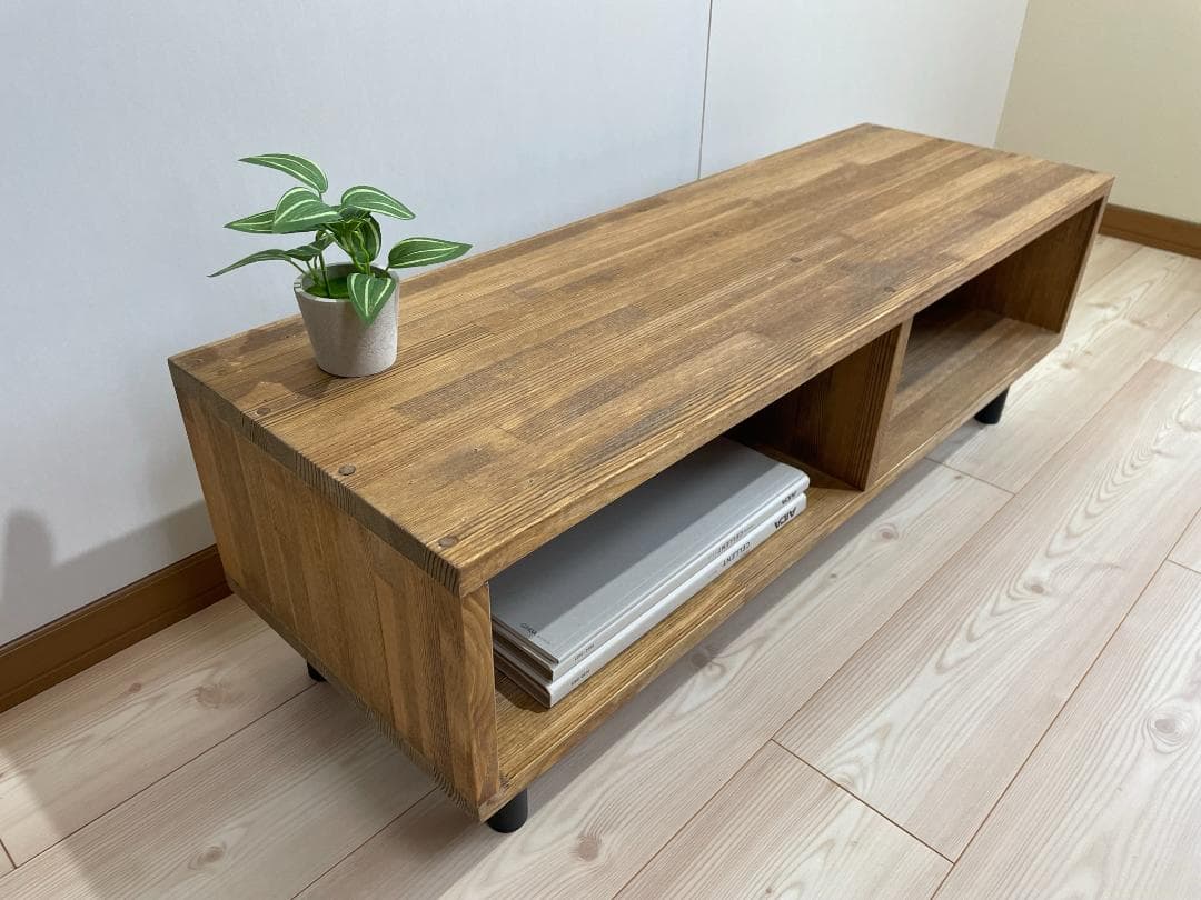 【サイズオーダー可】木のぬくもり感じるテレビボード・仕切り・MW