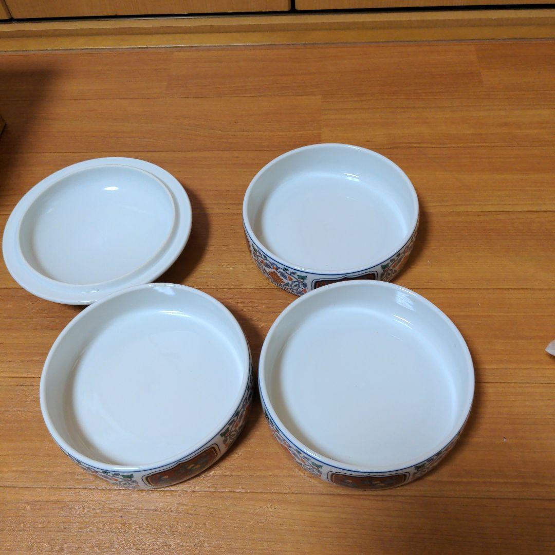 賞美堂　其泉作 染錦草花果実文　大