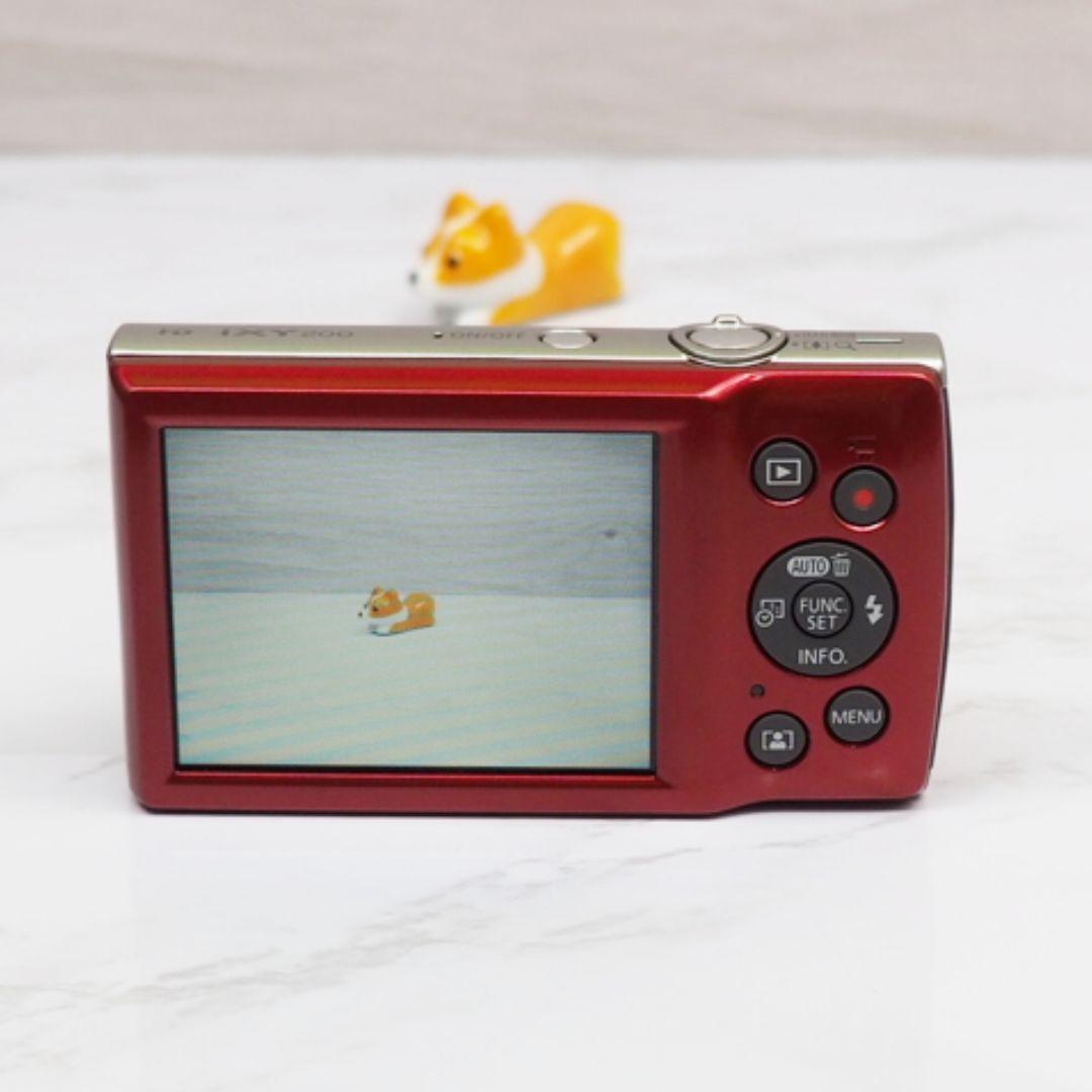 ⭐️美品⭐️Canon IXY200 コンデジ オールド レッド 動作確認済