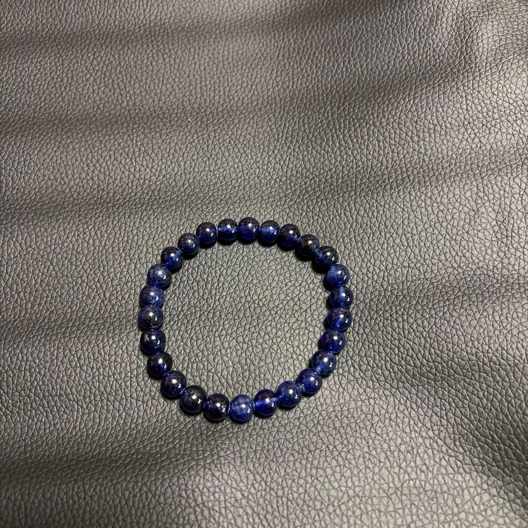 サファイア　宝石質　7mm　ブレスレット　天然石