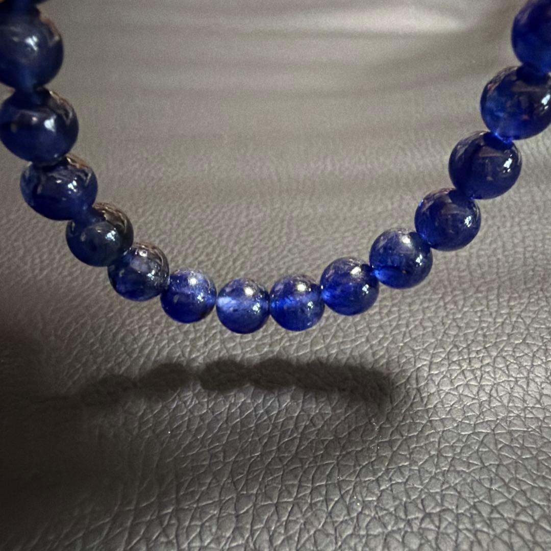 サファイア　宝石質　7mm　ブレスレット　天然石