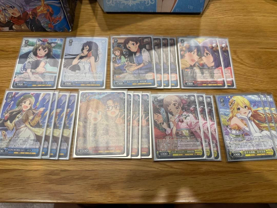 ヴァイスシュヴァルツ ミリオンライブ　デッキ　パーツ付