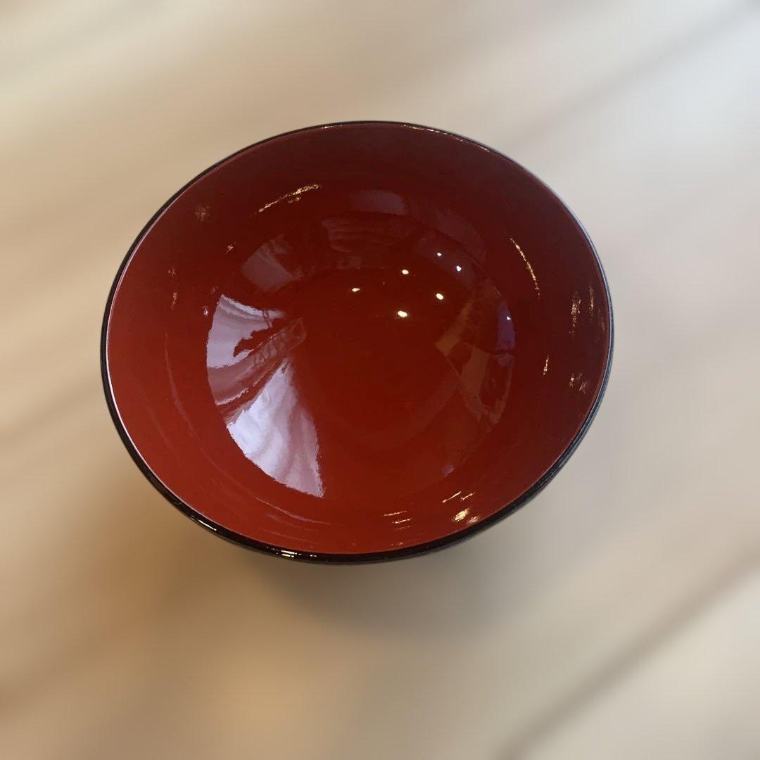 新品未使用外箱、袋付き昭和時代レトロ品　 赤い汁椀1箱10個入り、9箱セット