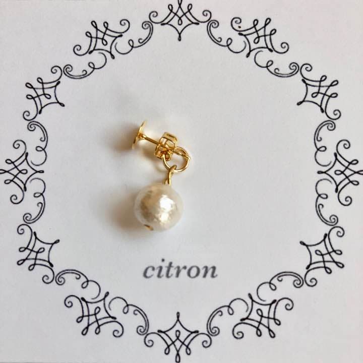 デニムタッセル イヤリング ピアス ハンドメイド