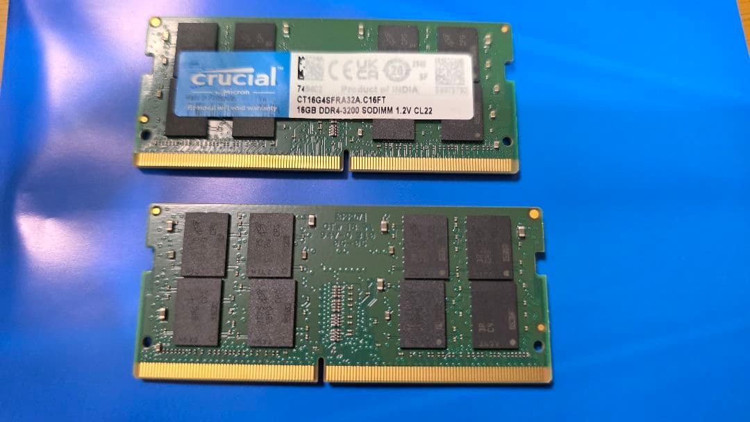 Crucial DDR4-3200 32GB (16GBx2) メモリー