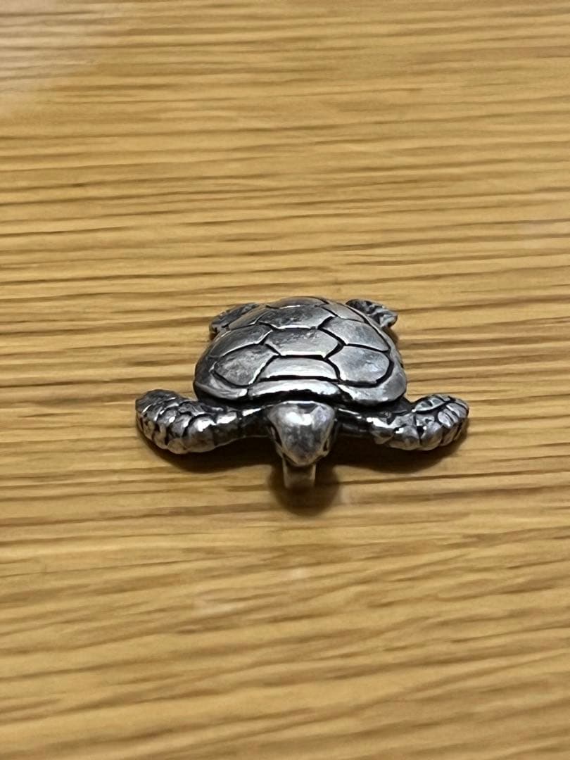 ハワイアンジュエリー　アンティーク　タートル　亀　チャーム　ヘッド