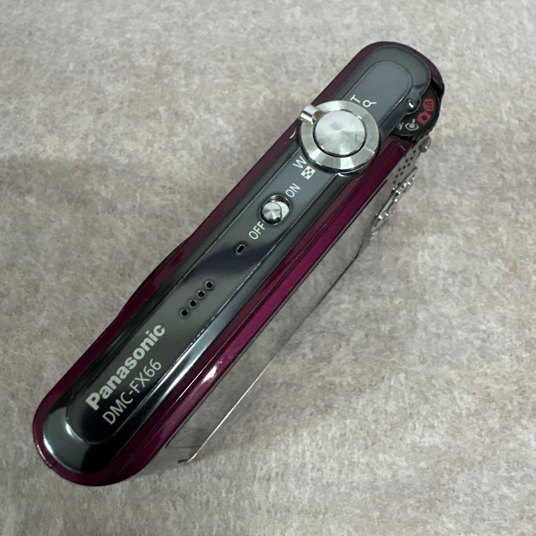 Panasonic DMC-FX66 パープル 本体と充電器付き