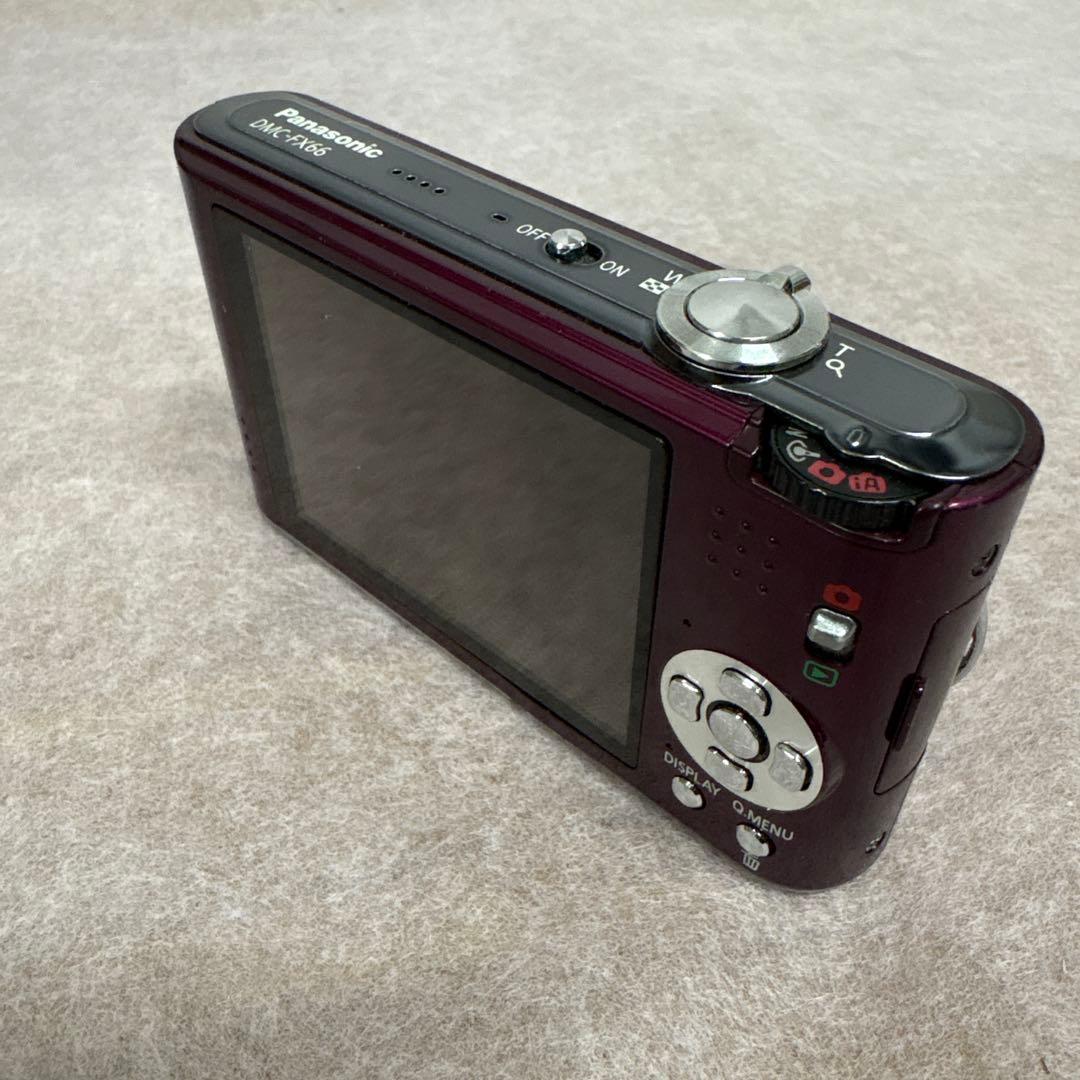 Panasonic DMC-FX66 パープル 本体と充電器付き