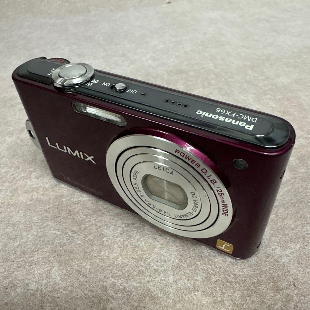 Panasonic DMC-FX66 パープル 本体と充電器付き