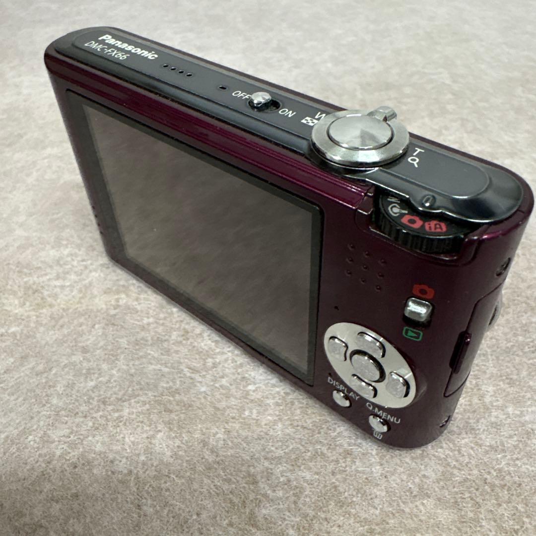 Panasonic DMC-FX66 パープル 本体と充電器付き