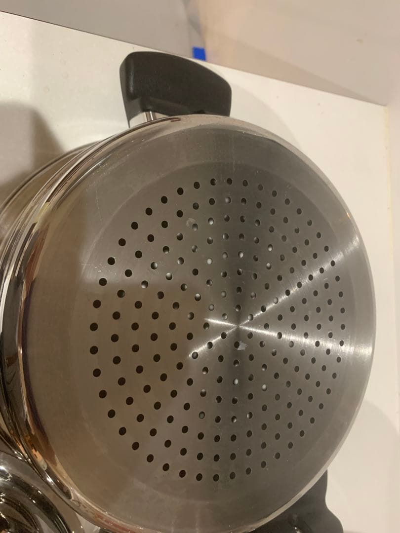 アムウェイQueenステンレス4ℓ3段重ね鍋セット