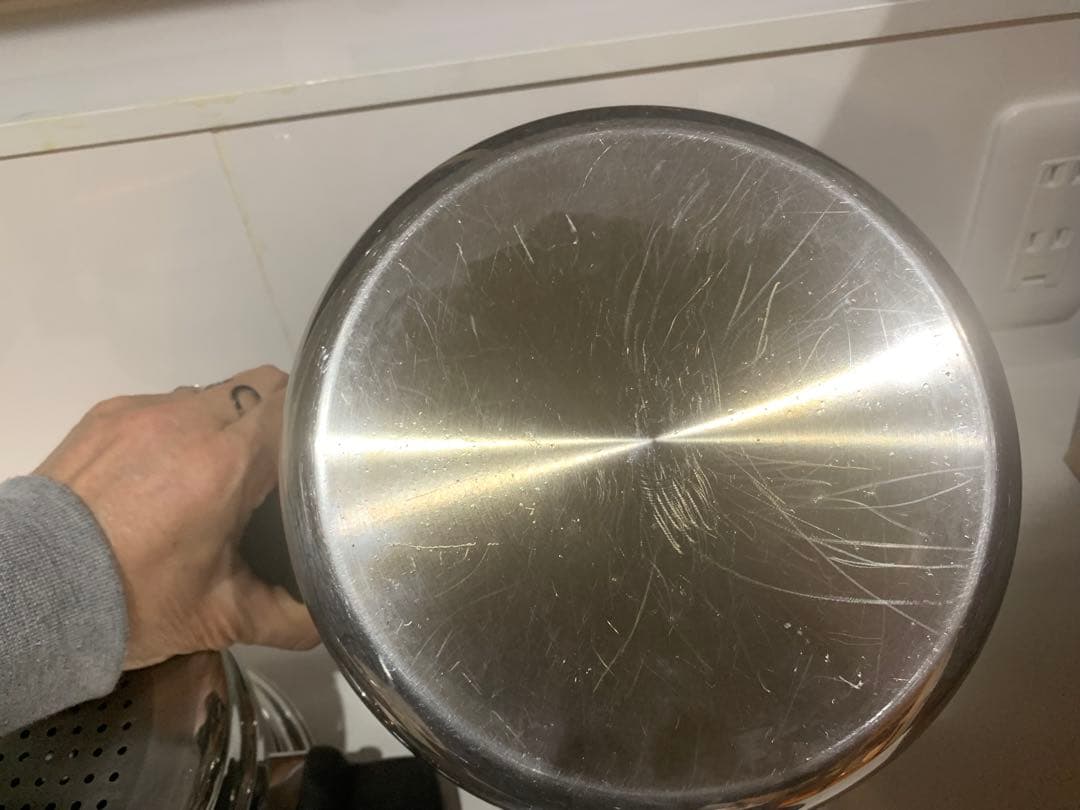 アムウェイQueenステンレス4ℓ3段重ね鍋セット