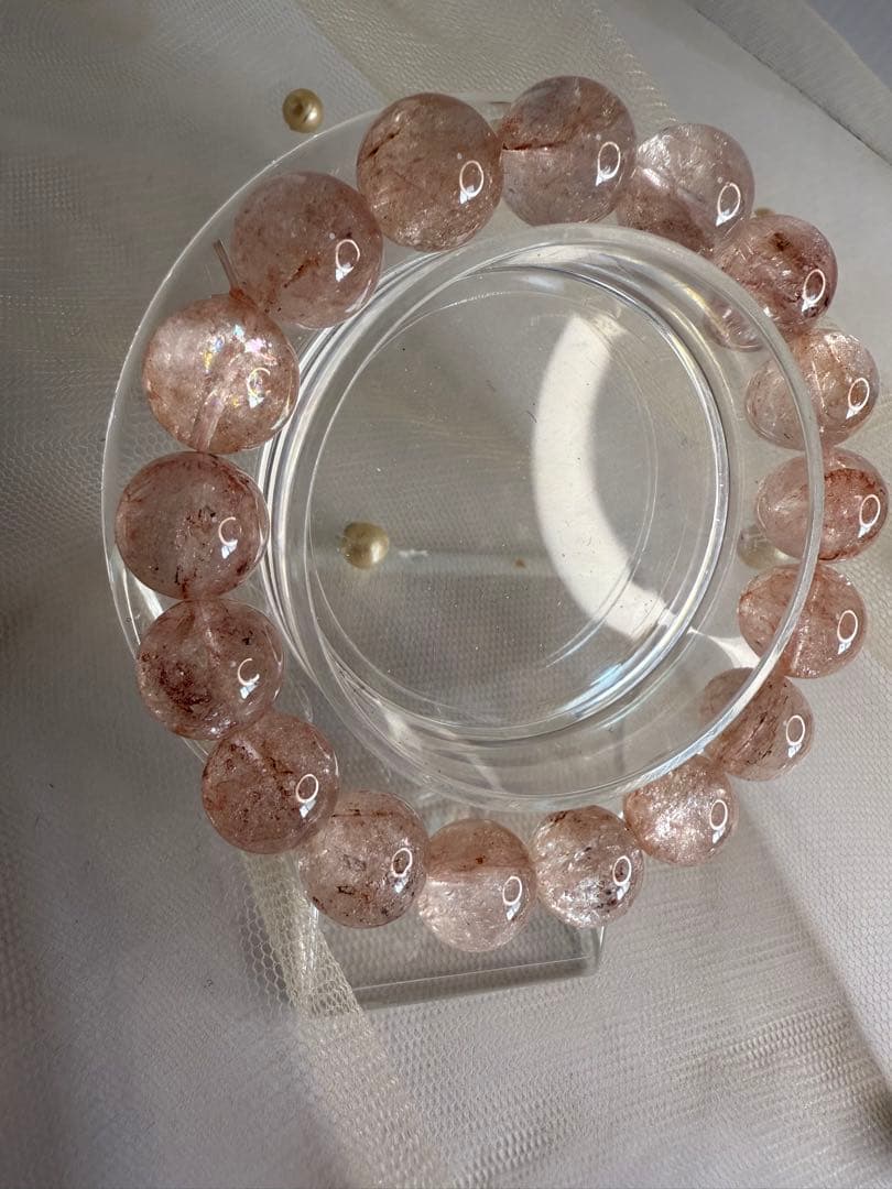 Timesale破格！希少♡ハイグレード♡高品質ピンクアイリスクォーツ