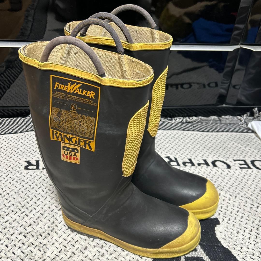 アメリカ 実物 ファイヤーマン ブーツ PT91 鉄板入り FD サイズ「10」