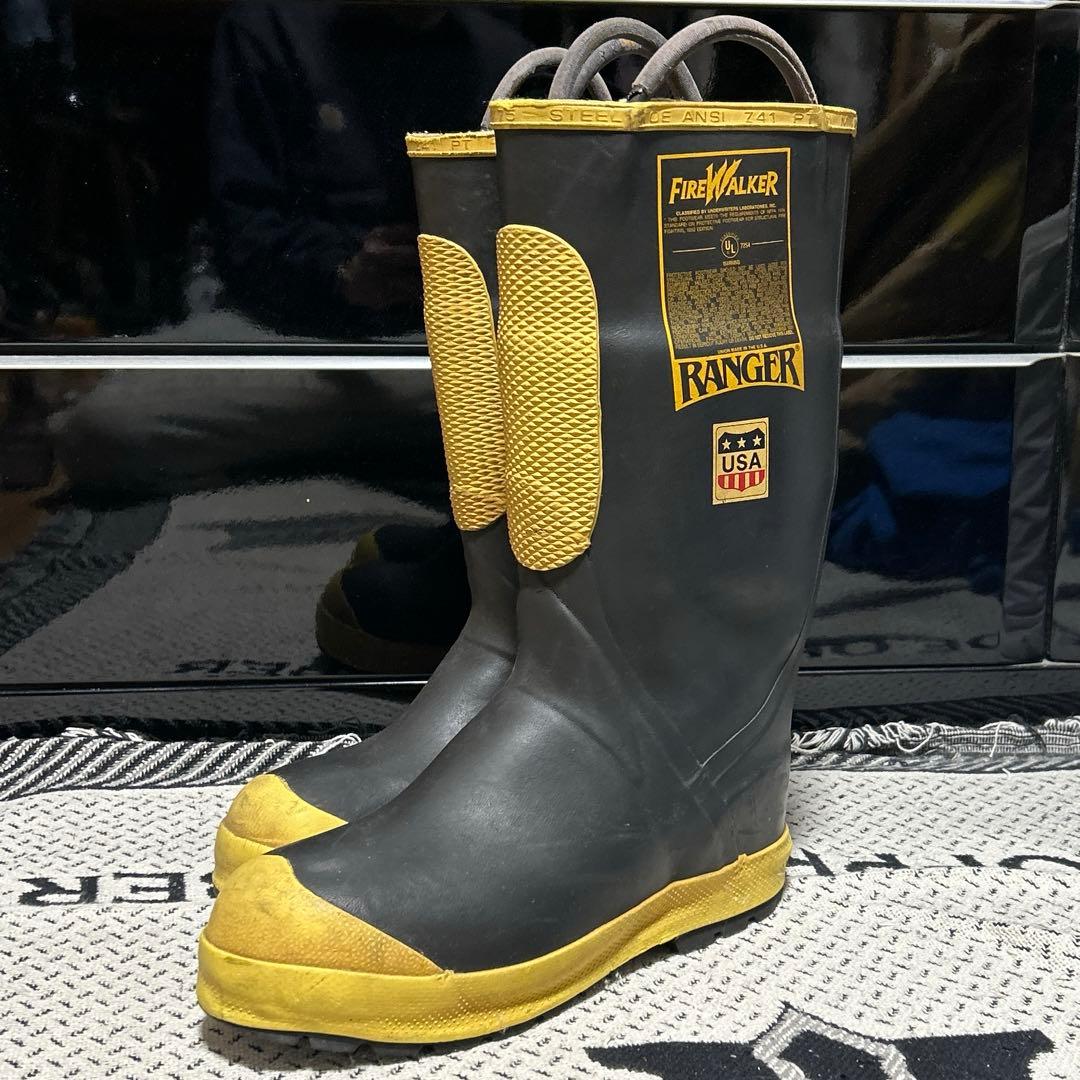 アメリカ 実物 ファイヤーマン ブーツ PT91 鉄板入り FD サイズ「10」