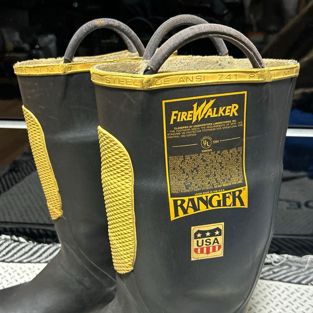 アメリカ 実物 ファイヤーマン ブーツ PT91 鉄板入り FD サイズ「10」