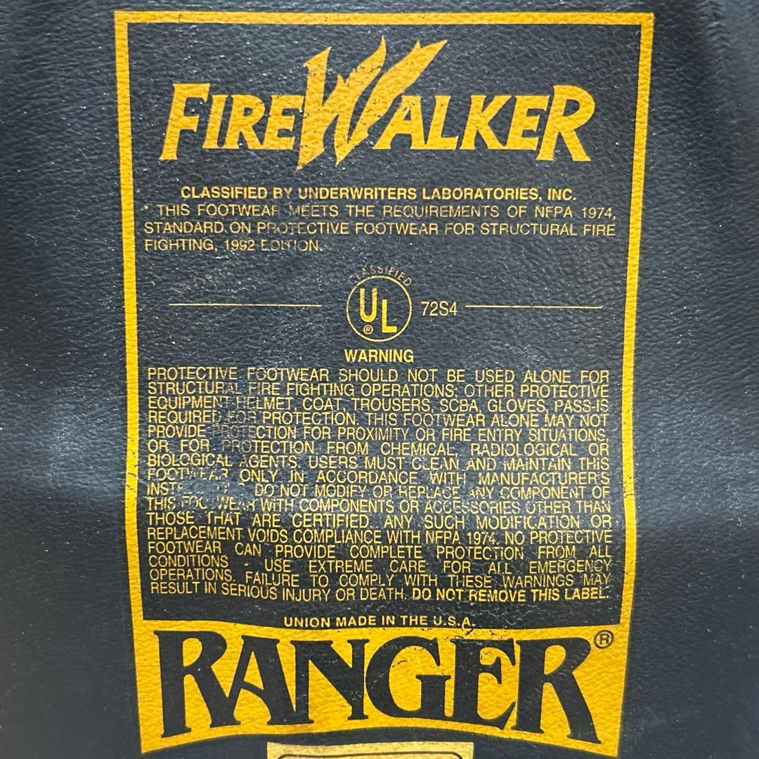 アメリカ 実物 ファイヤーマン ブーツ PT91 鉄板入り FD サイズ「10」