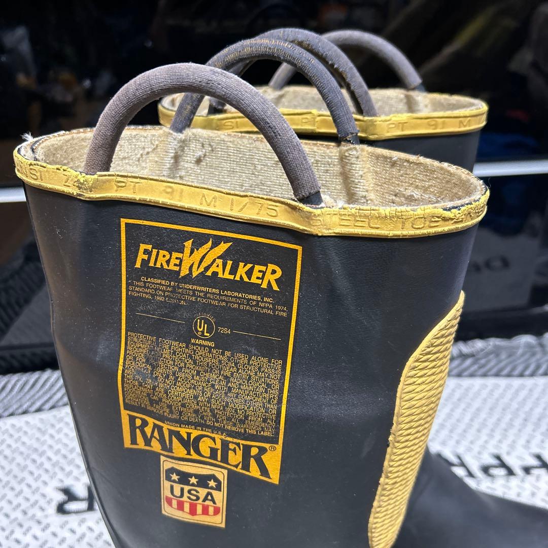 アメリカ 実物 ファイヤーマン ブーツ PT91 鉄板入り FD サイズ「10」