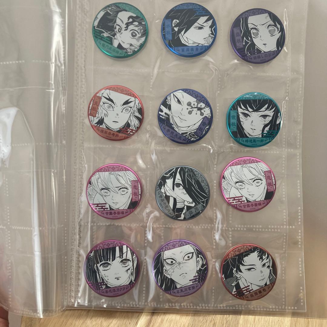 〈鬼滅の刃〉原画展 デコレクション缶バッジ 12個 縁壱 無一郎 義勇 炭治郎