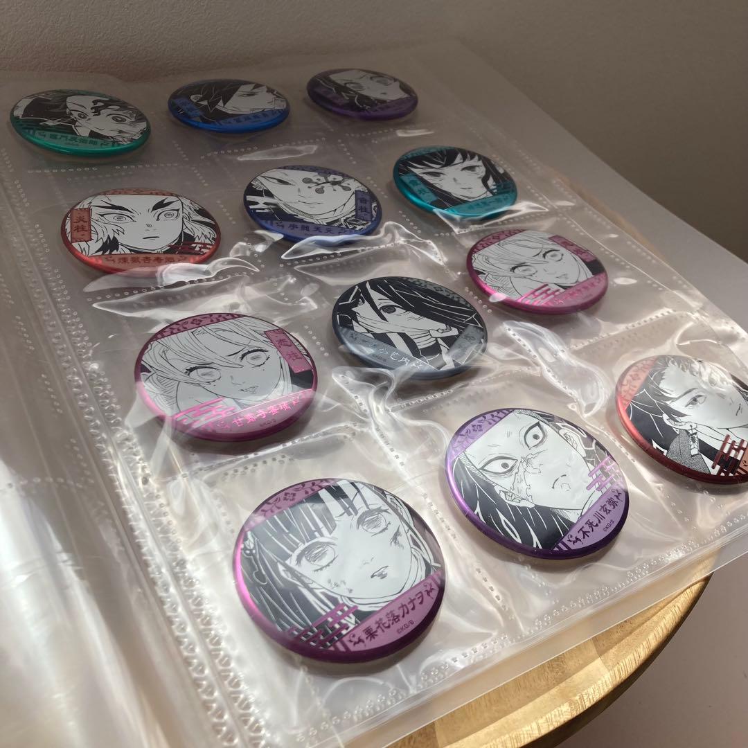 〈鬼滅の刃〉原画展 デコレクション缶バッジ 12個 縁壱 無一郎 義勇 炭治郎
