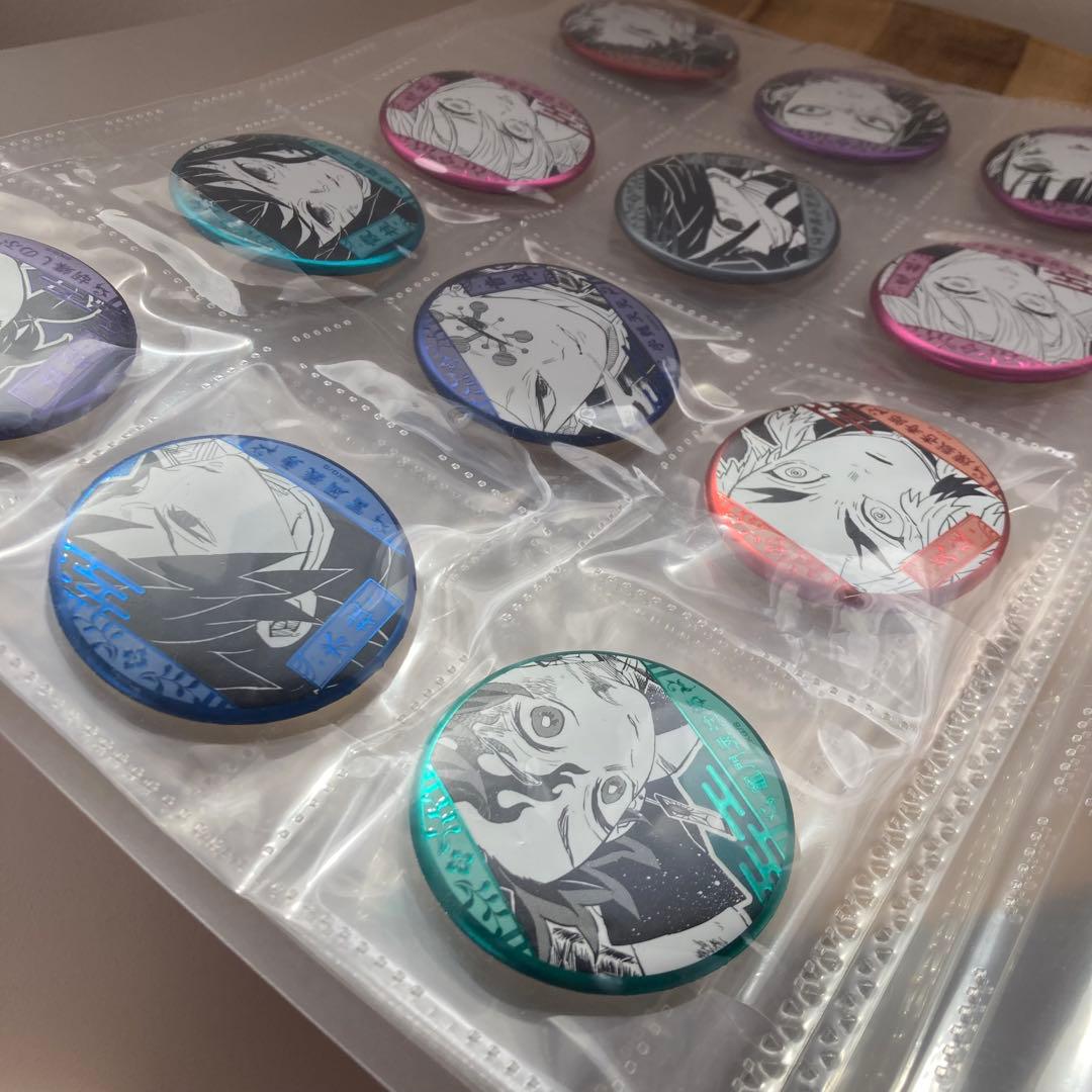 〈鬼滅の刃〉原画展 デコレクション缶バッジ 12個 縁壱 無一郎 義勇 炭治郎