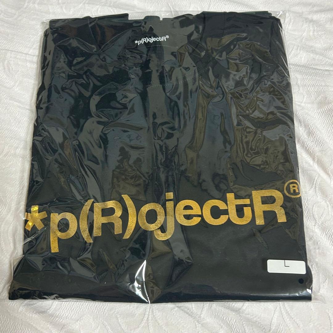 *p(R)ojectR® ブラック Tシャツ L Gold Pack