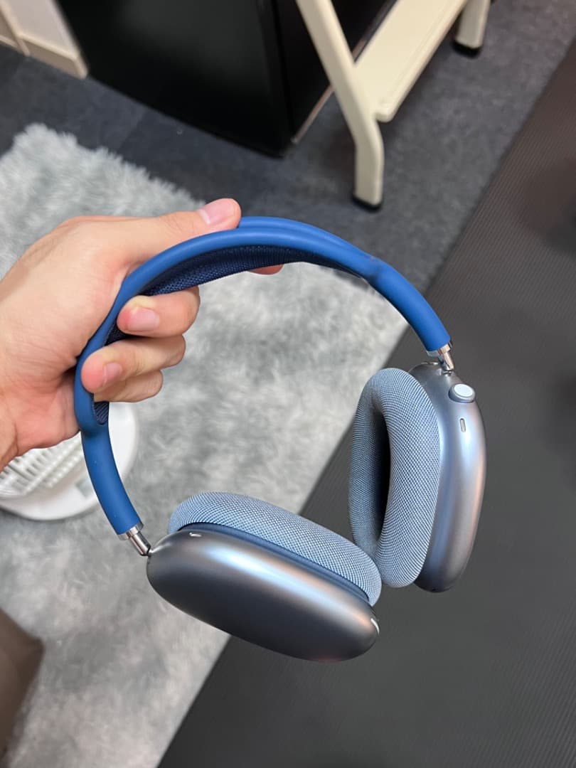 ヘッドホン ApplePro Max (Sky Blue)