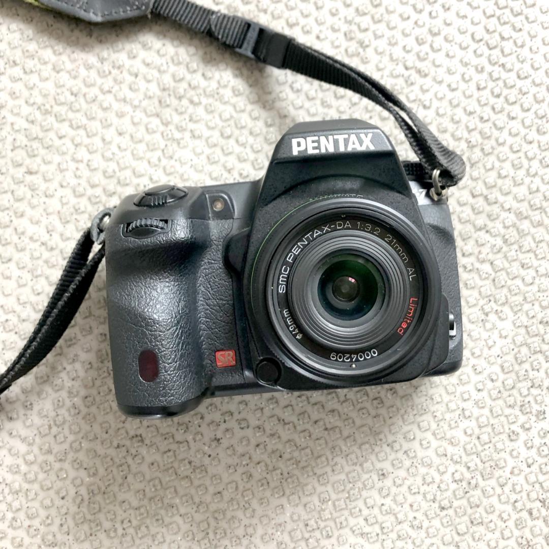 PENTAX K-7 一眼レフカメラとDA21mmF3.2単焦点レンズセット