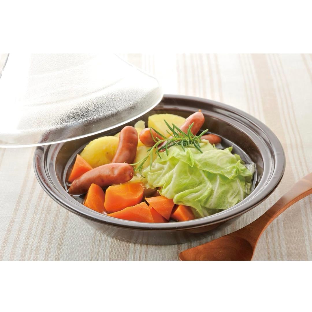 【希少】ハリオ ふたがガラスのタジン鍋 イエロー TN-200MY