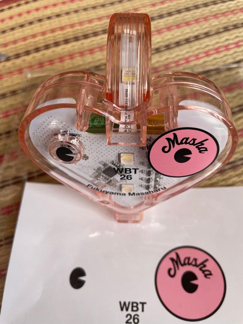 福山雅治　シンクロライトバングル2026 クリアピンク