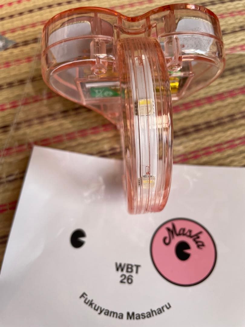 福山雅治　シンクロライトバングル2026 クリアピンク